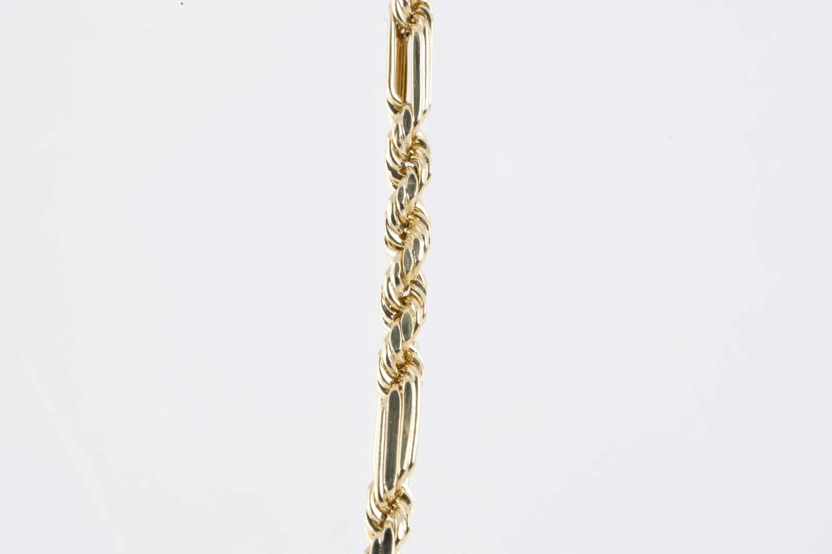 30" 14k Yellow Gold Station Rope Chain (9.61g.)