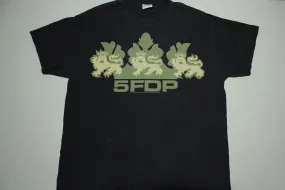 5FDP Five Finger Death Punch Death Before Dishonor 2000's Green T-Shirt