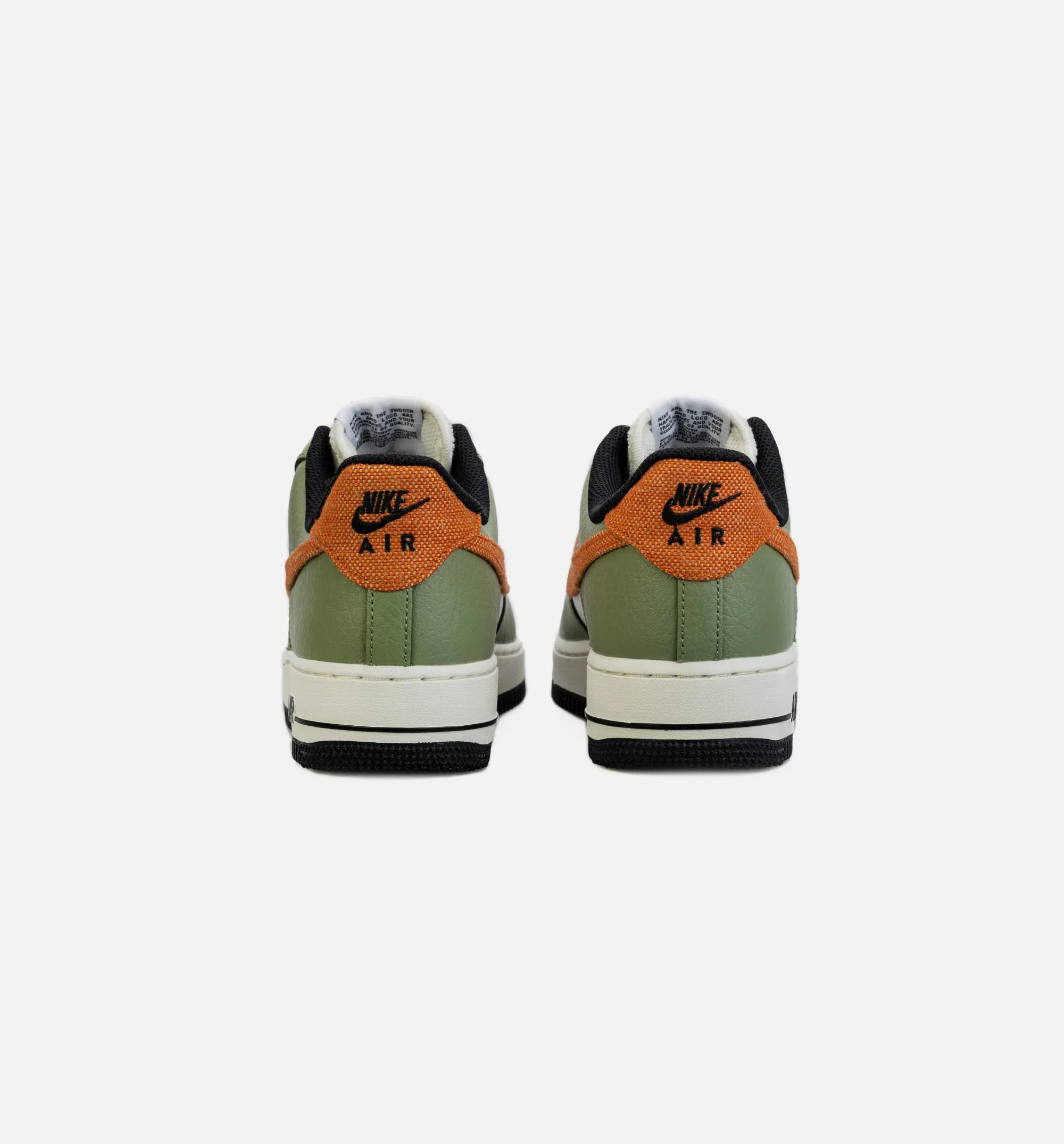 Air Force 1 '07 Oil Green Mens Lifestyle Shoe - Green/Orange