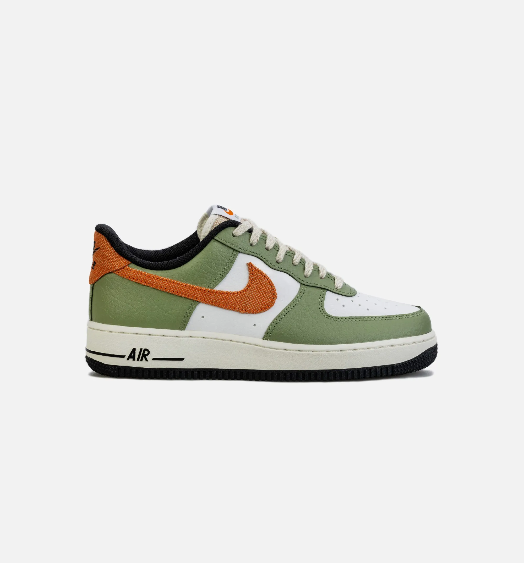 Air Force 1 '07 Oil Green Mens Lifestyle Shoe - Green/Orange