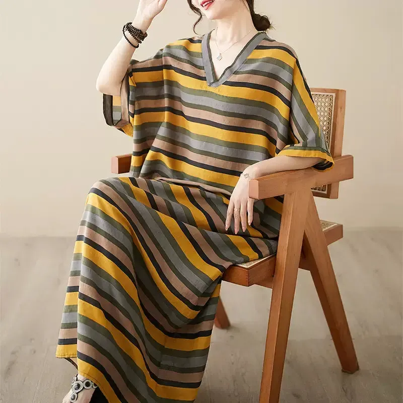 Babakud Sandy Stripes Resort Maxi Dress