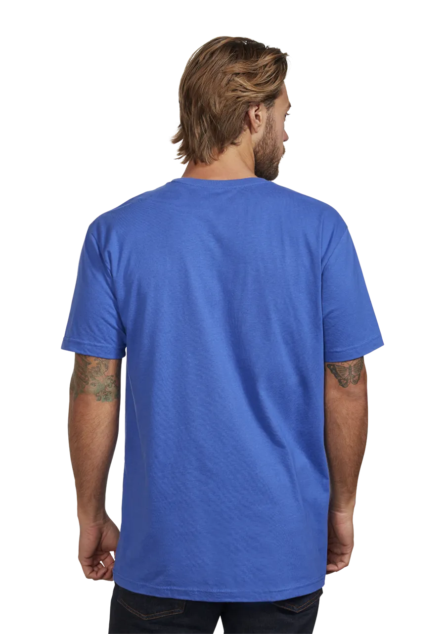 Basis Repreve® T-Shirt - Heather Sapphire / Gray