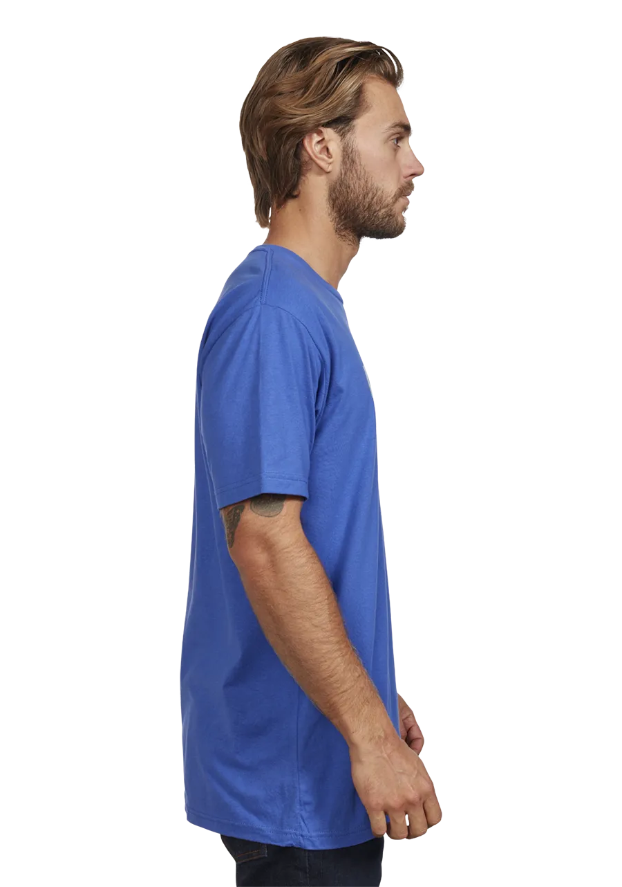 Basis Repreve® T-Shirt - Heather Sapphire / Gray