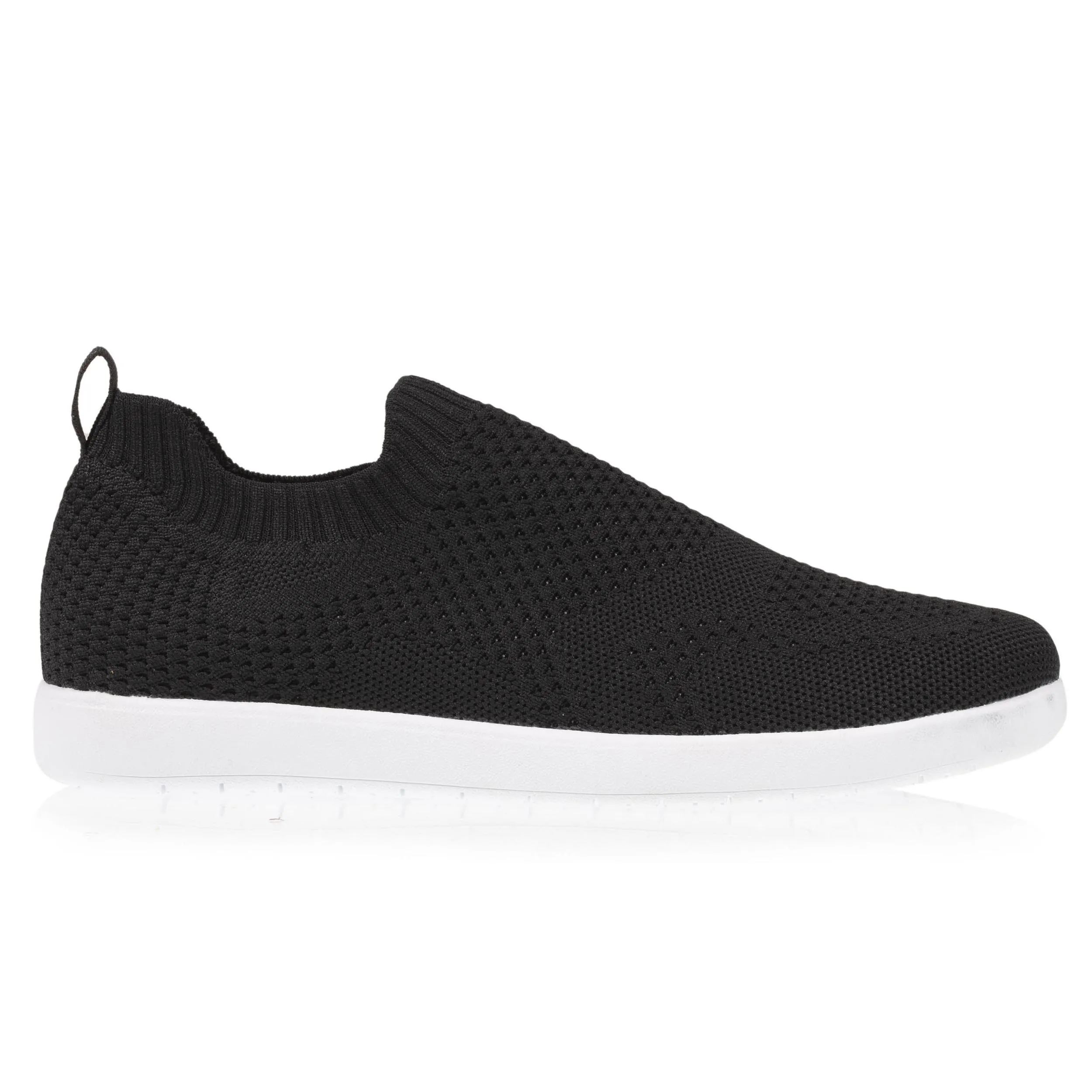 Baskets Confort Femme Slip-on Noir