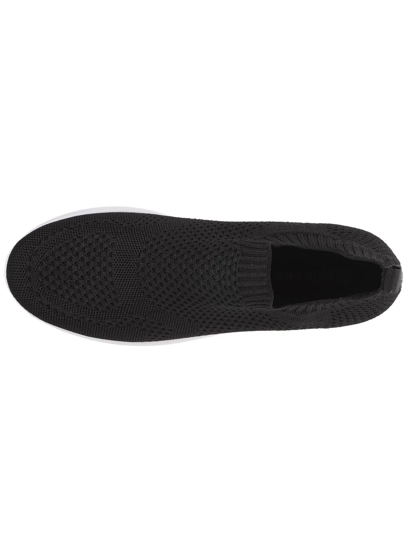 Baskets Confort Femme Slip-on Noir