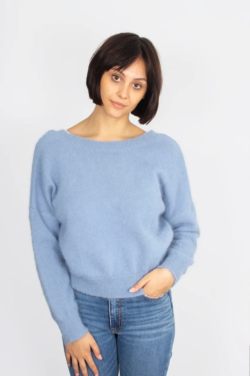 BR Datev Angora Knit in Chambray