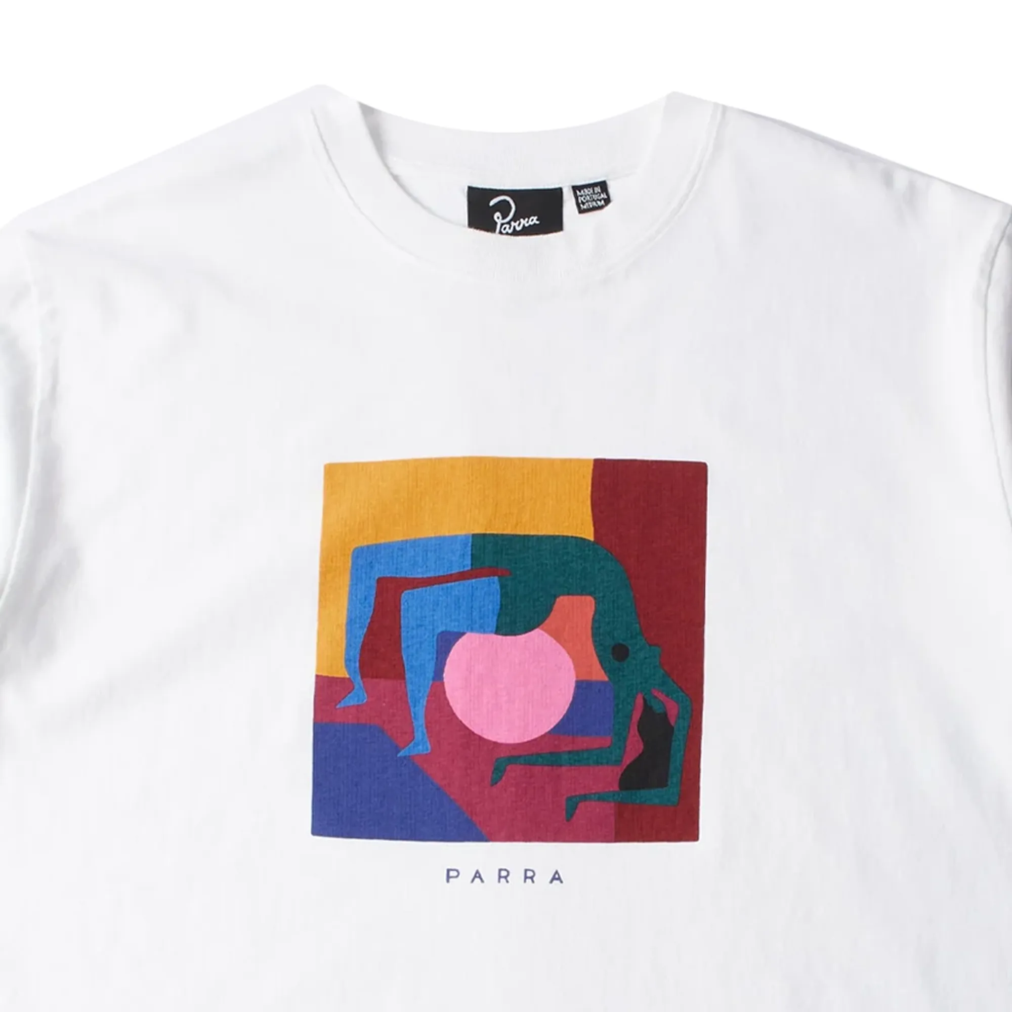 By Parra Yoga Balled T-Shirt White