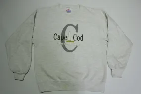 Cape Cod Massachusetts Vintage 80's Tourist Crewneck Sweatshirt