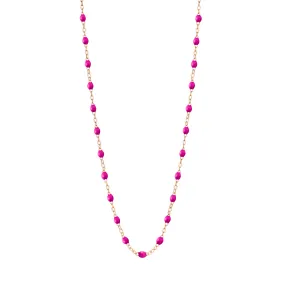 Classic Gigi Candy necklace, Rose Gold, 16.5"