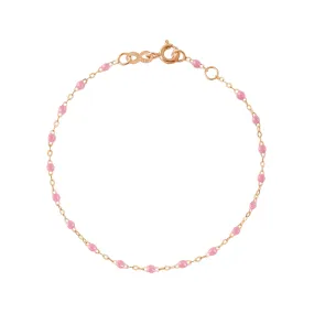 Classic Gigi Fuchsia bracelet, Yellow Gold, 7.5"