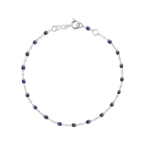 Classic Gigi Midnight bracelet, White Gold, 7.5"