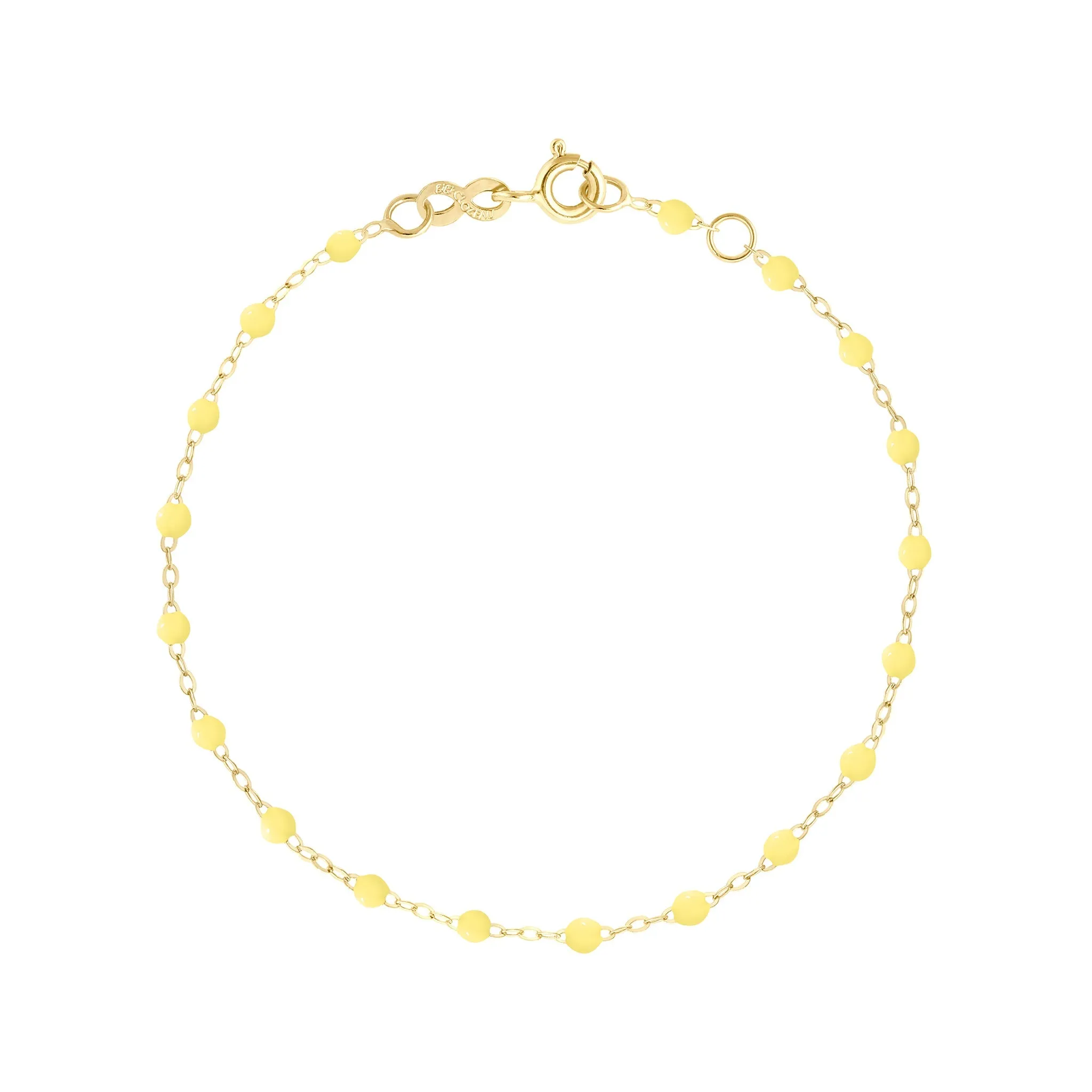 Classic Gigi Mimosa Bracelet, Yellow Gold, 7.5"