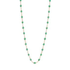 Classic Gigi Mint Necklace, Rose Gold, 19.7"