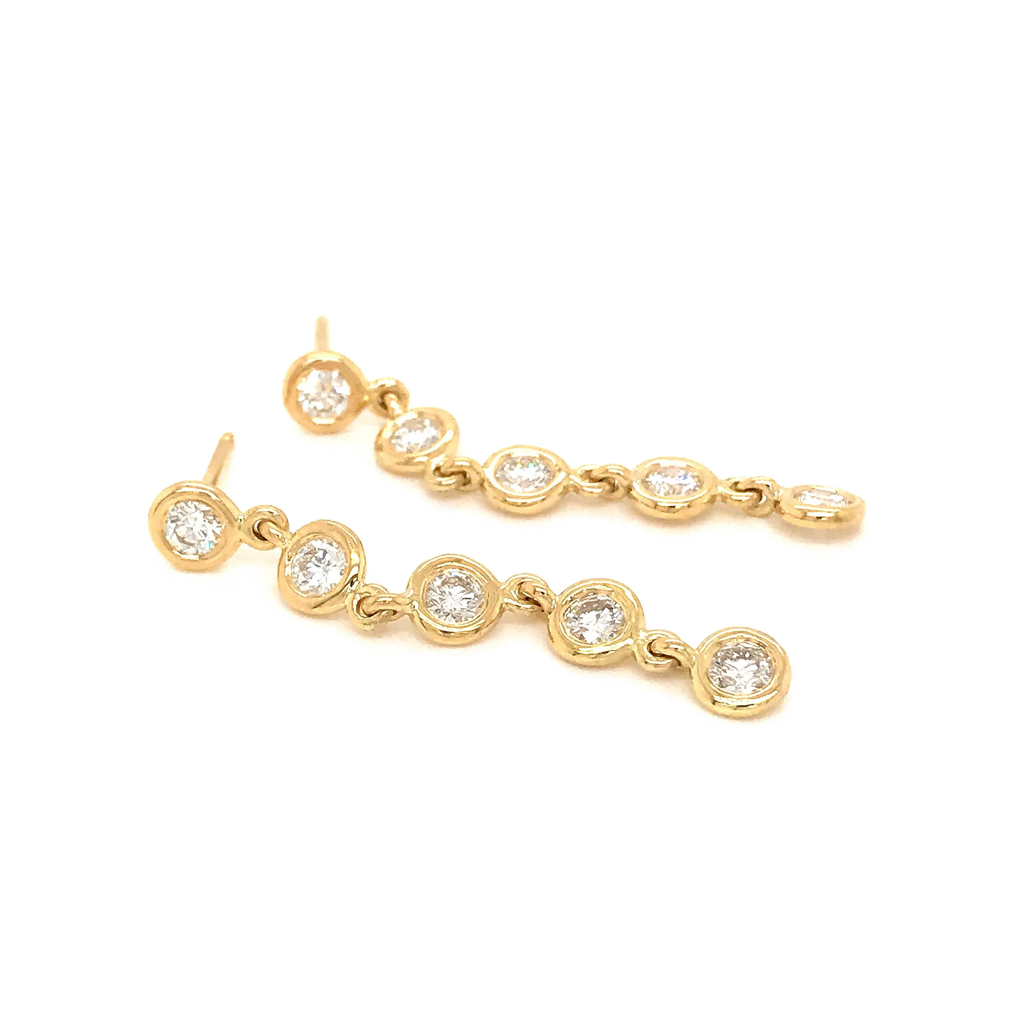 Diamond Drop Earrings