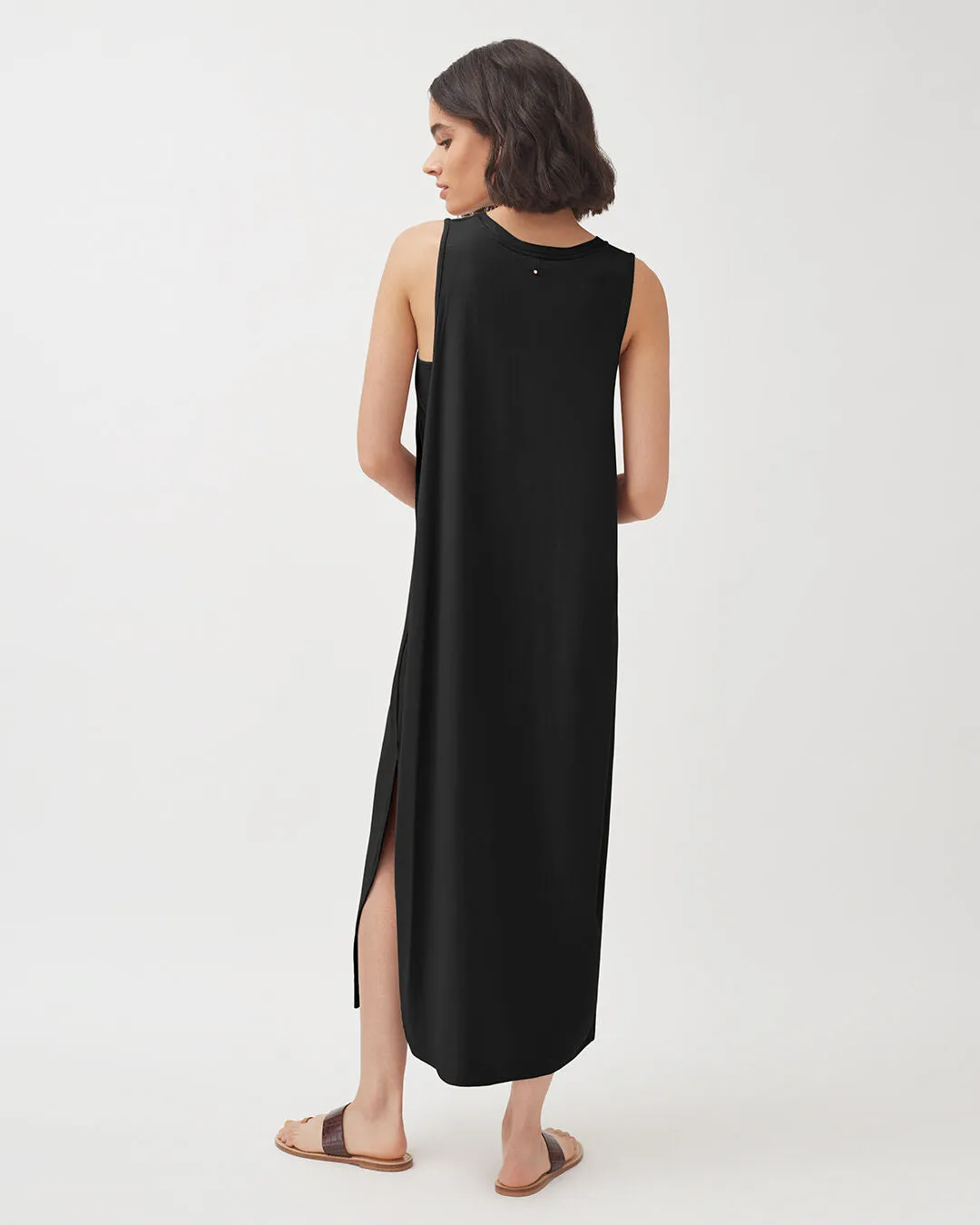 Drape-Back Dress