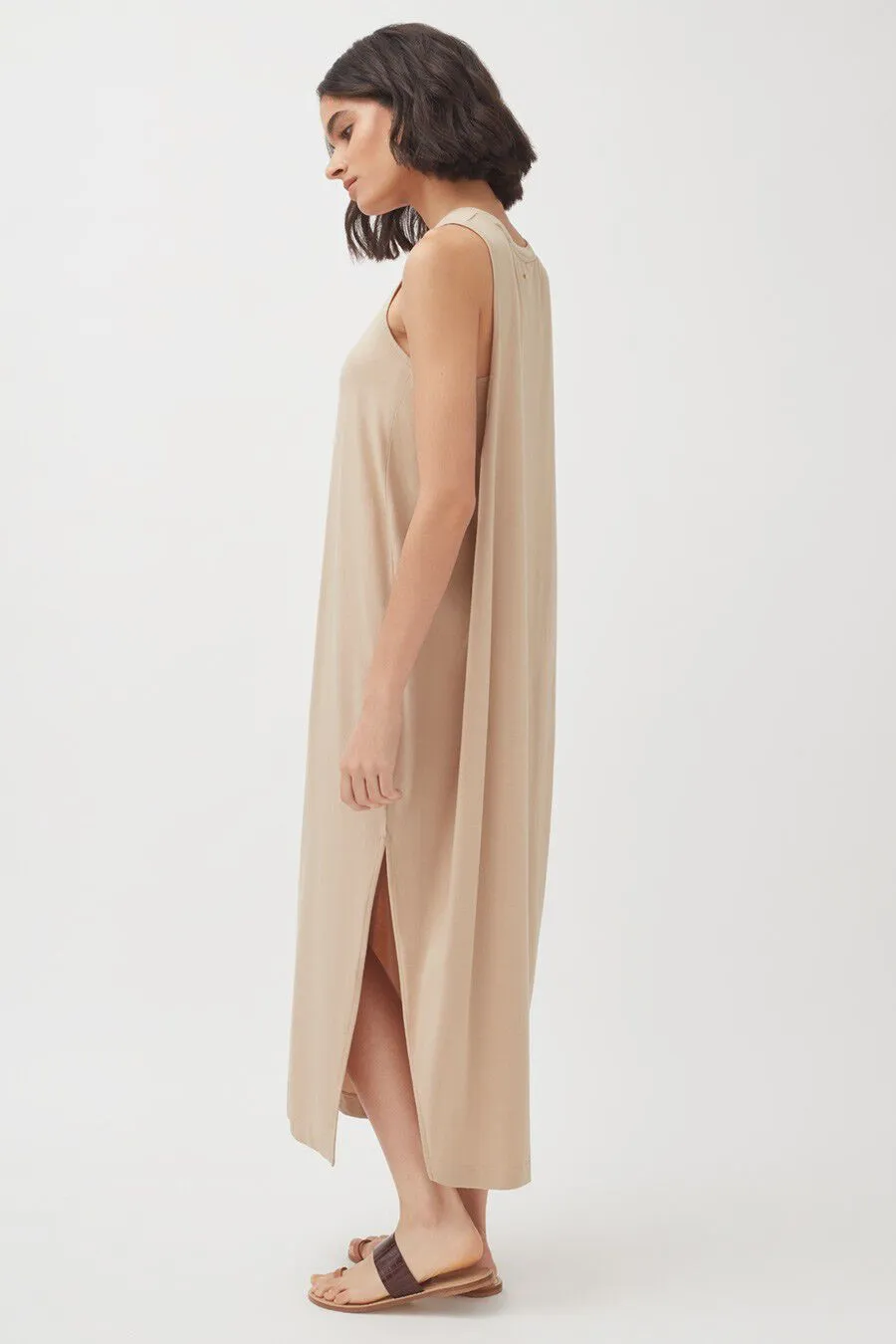 Drape-Back Dress