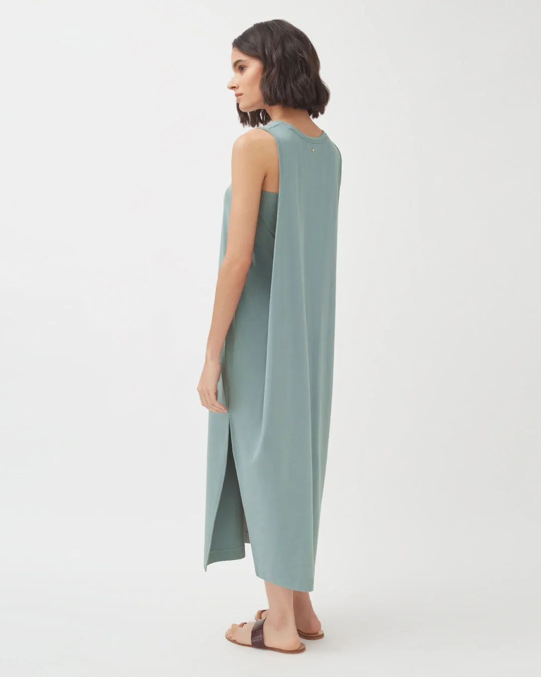 Drape-Back Dress