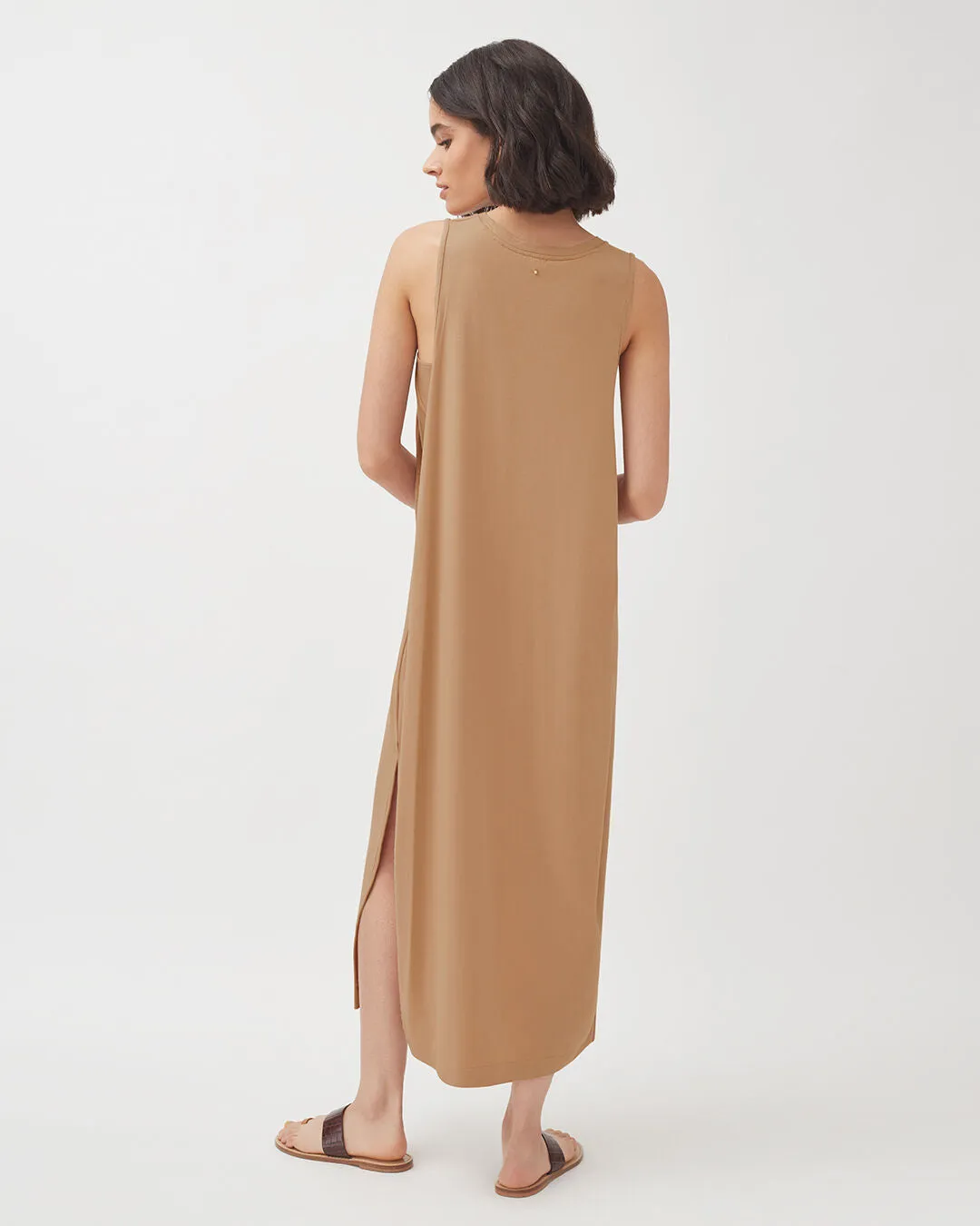 Drape-Back Dress