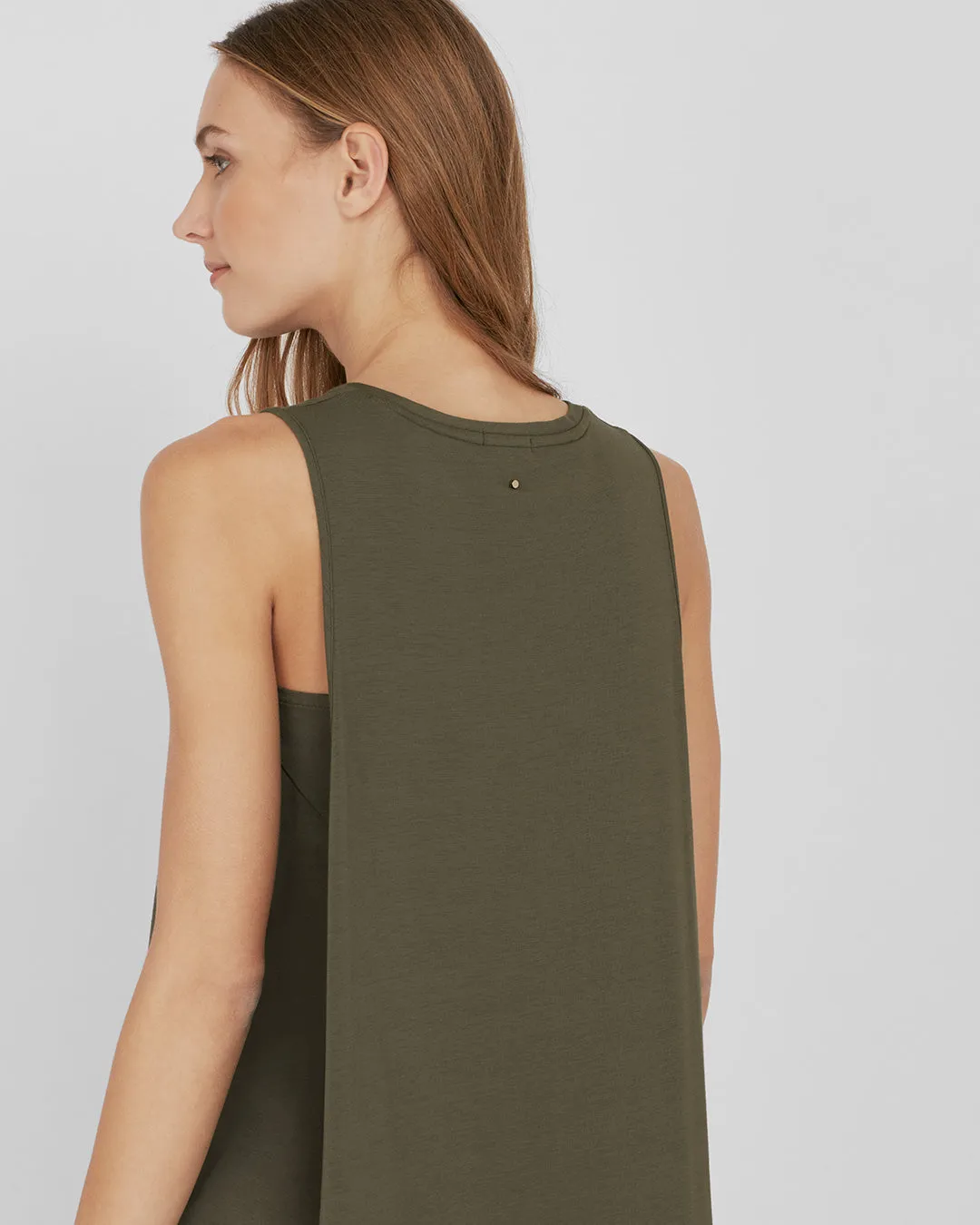 Drape-Back Dress