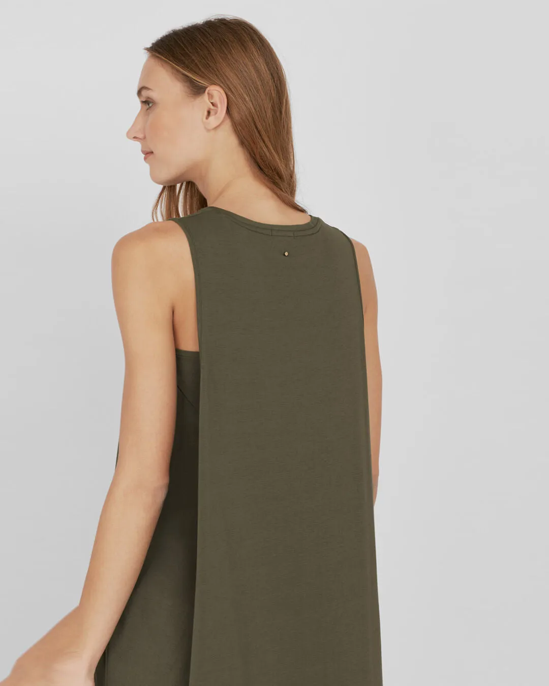 Drape-Back Dress