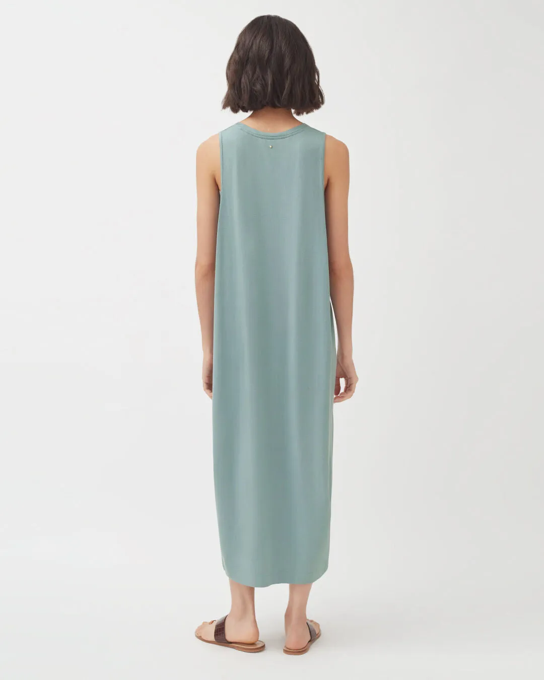 Drape-Back Dress