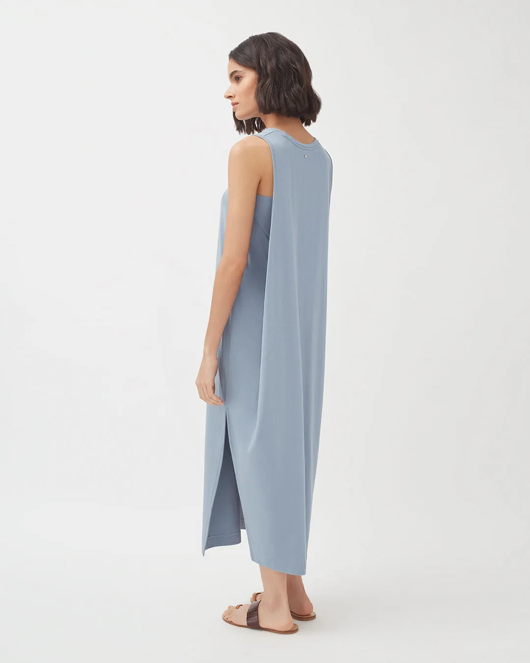 Drape-Back Dress