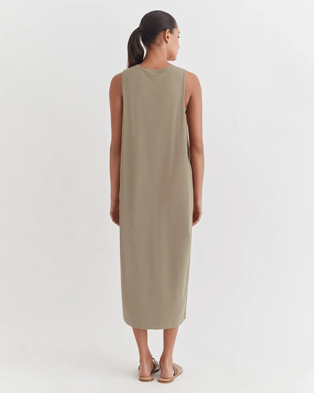 Drape-Back Dress