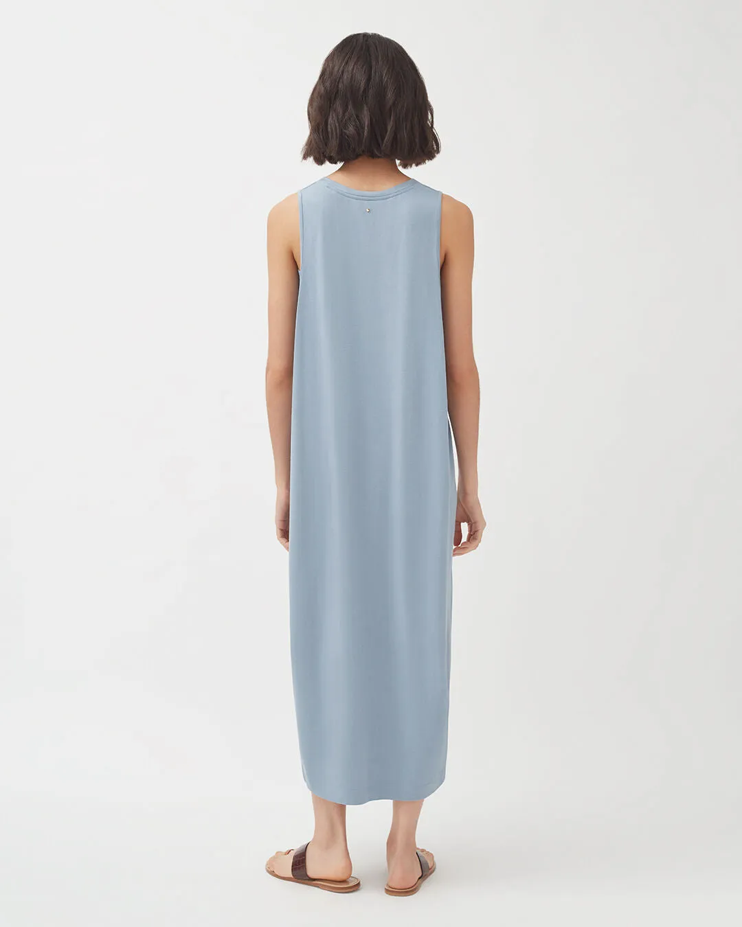 Drape-Back Dress