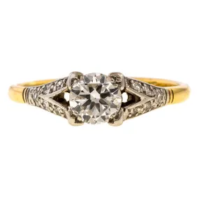 Edwardian Engagement Ring, TRB 0.60ct.