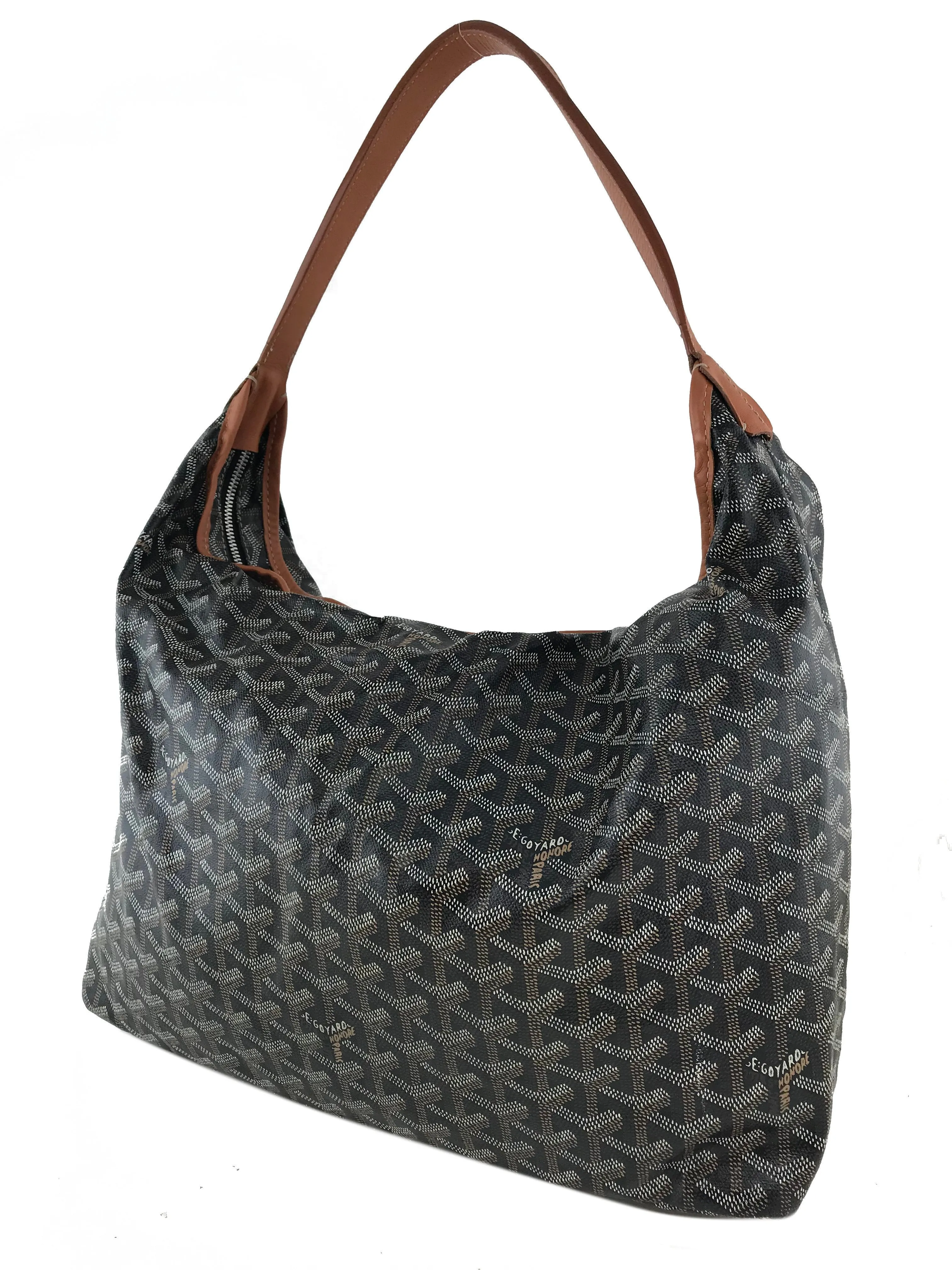 Goyard Chevron Fidji Zip Hobo