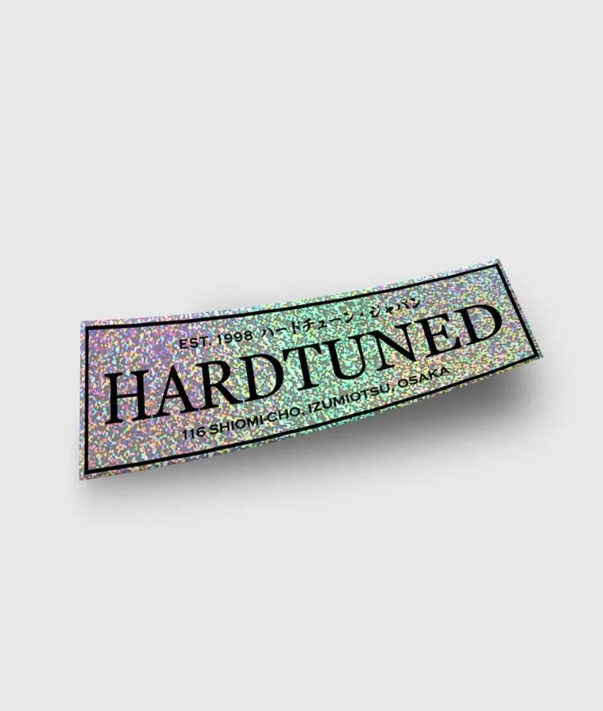 HardTuned Classic Drift Slap Sticker - Glitter