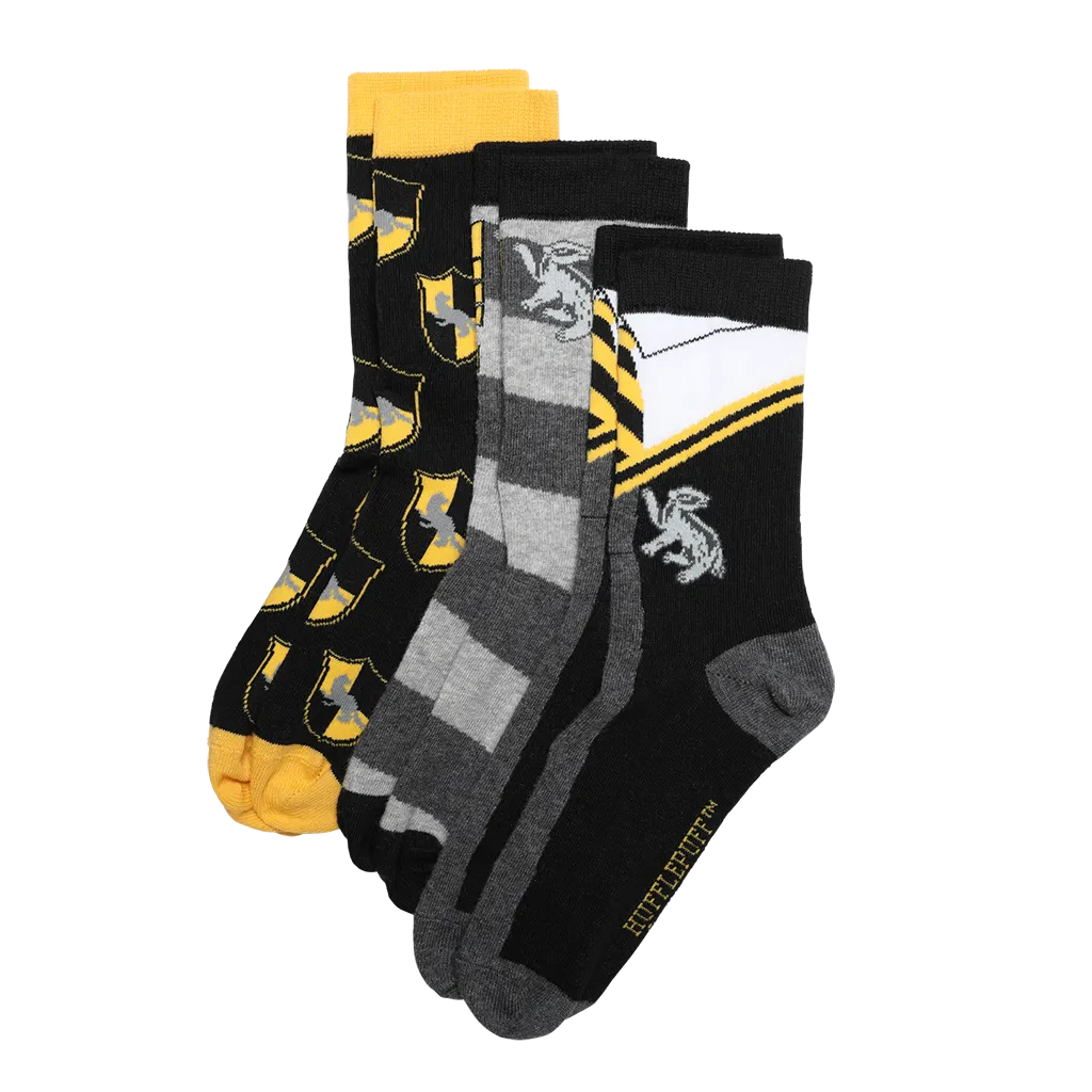 Hufflepuff House 3-Pack Socks