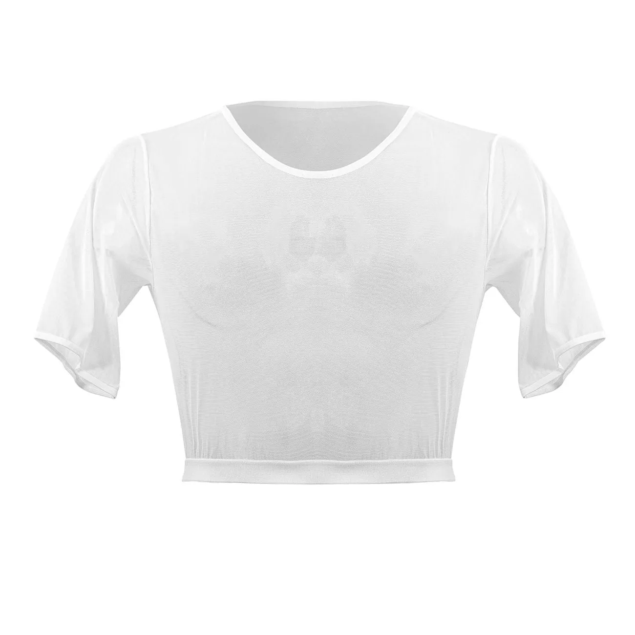 JCSTK - PLURAL PL009 Non-binary Underwear Crop Top White