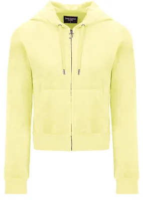 Juicy Couture Robertson Classic Velour Hoodie - yellow pear