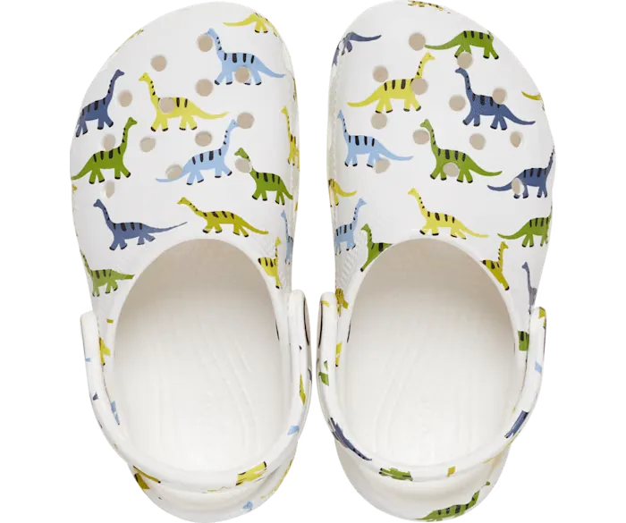 Kids' Character Print Dino Clog