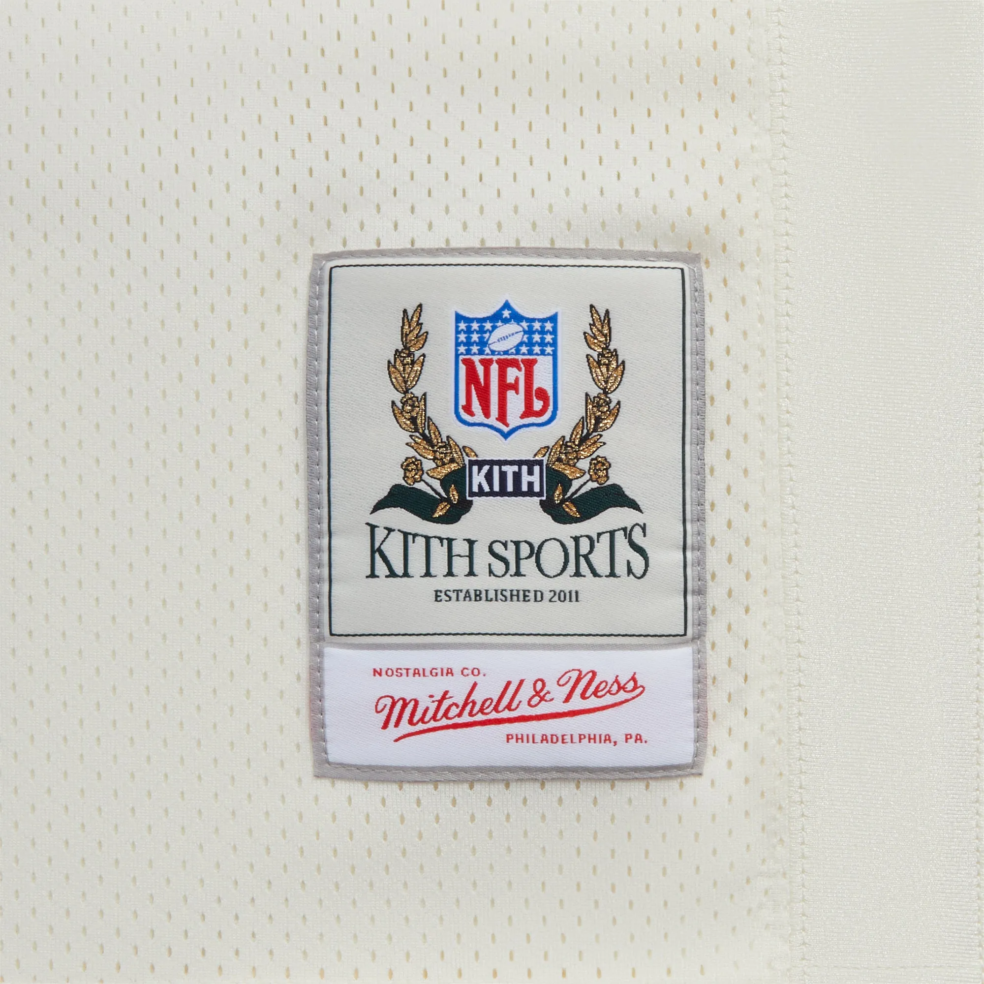 Kith for the NFL: Giants Mitchell & Ness Jason Sehorn Jersey - Sandrift