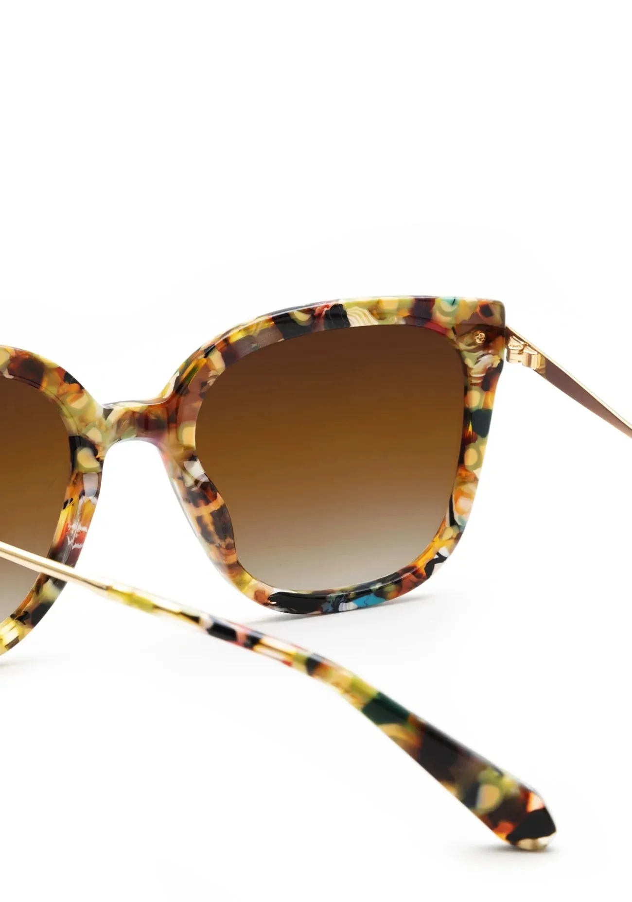 Krewe Dede Nylon Sunglasses -  Canary 18K