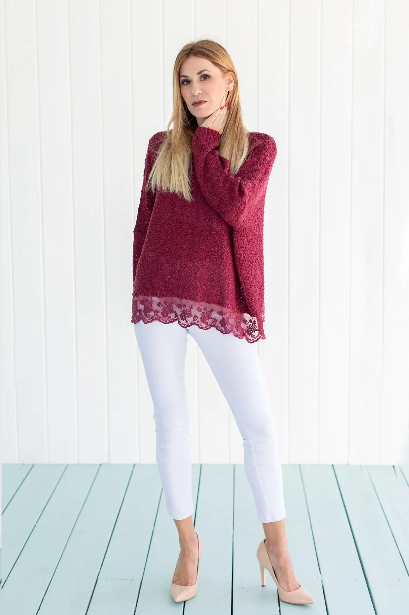 Lace Sweater Napa