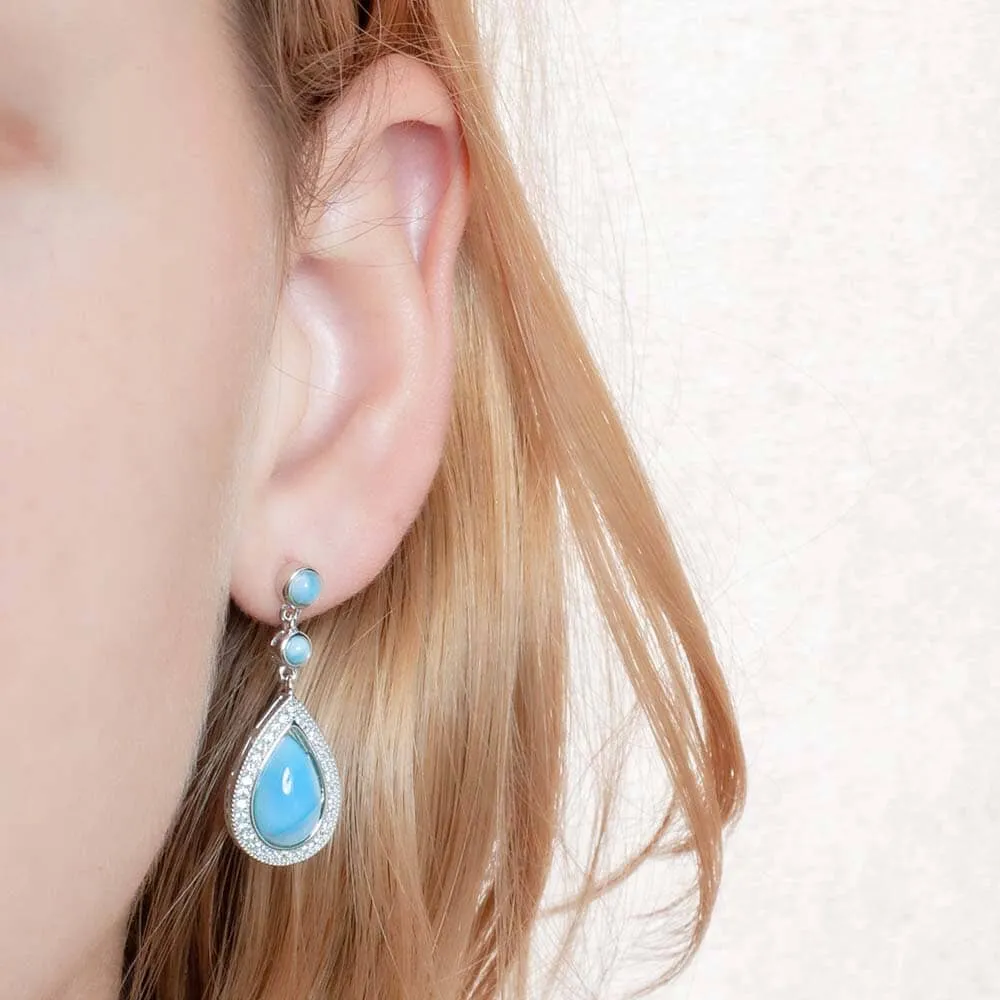 Larimar Allure Earrings