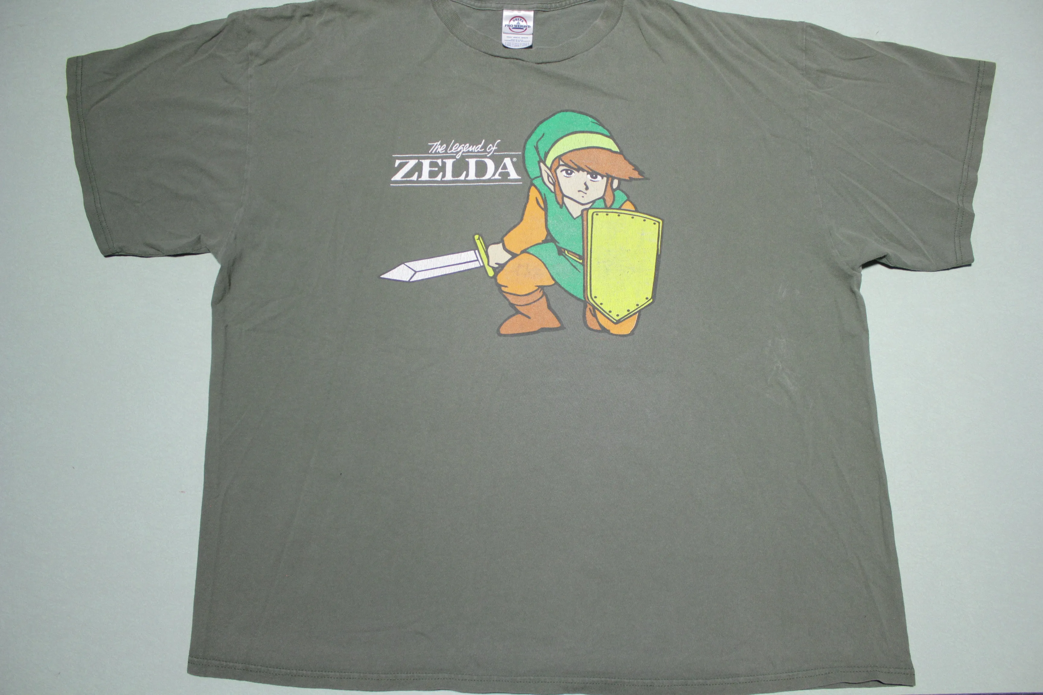 Legend of Zelda Sword Shield 2004 Nintendo Promo Delta T-Shirt