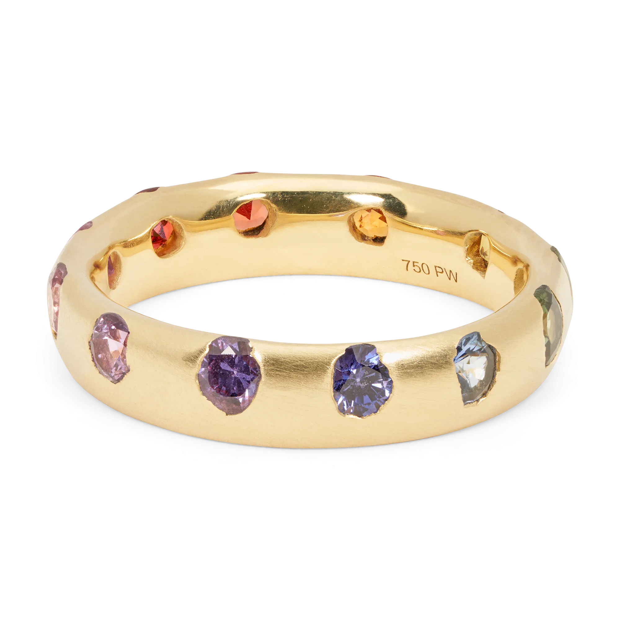 Medium Rainbow Celeste Ring - Made to Order