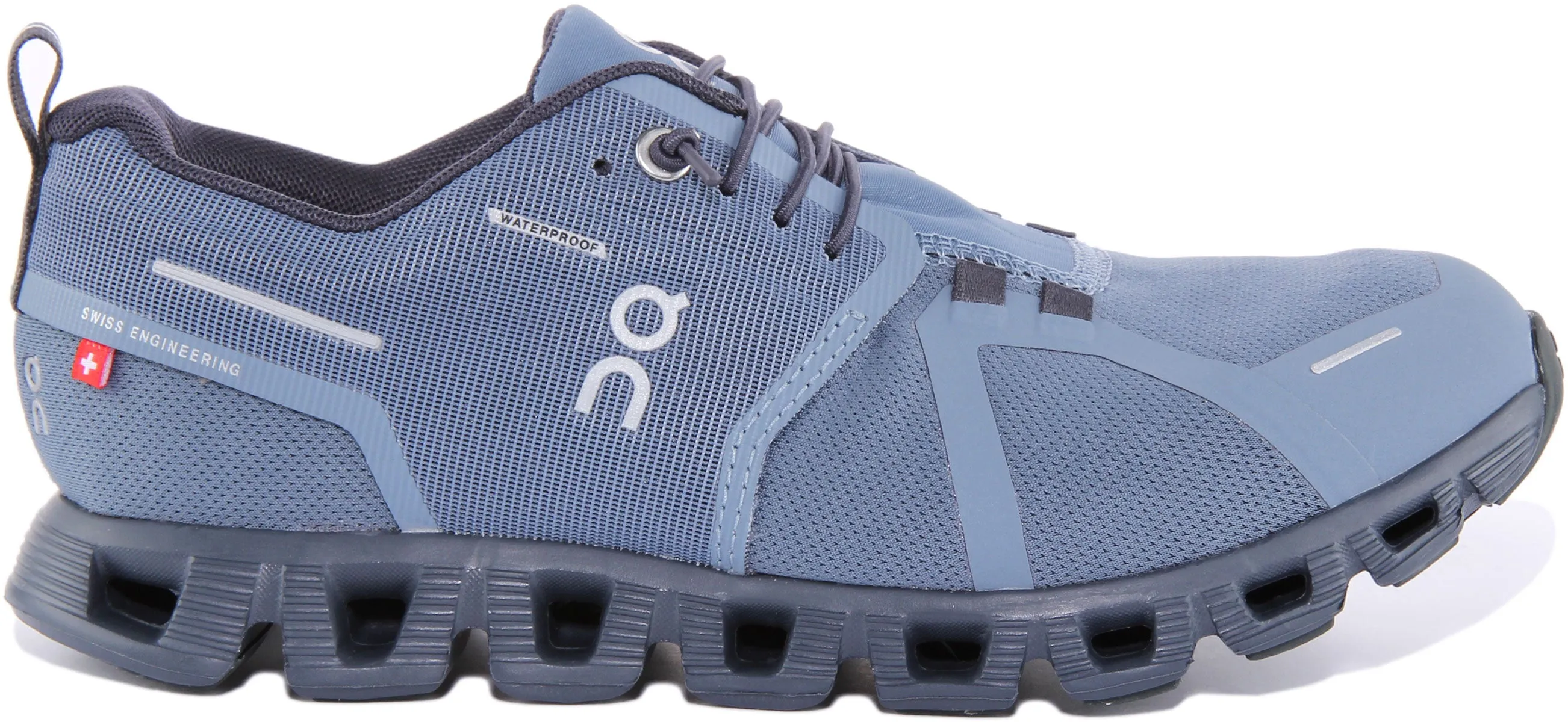 On Running Cloud 5 Waterproof In Blue For Women