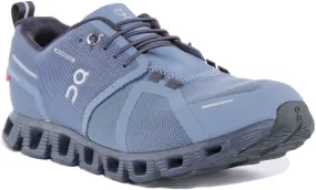 On Running Cloud 5 Waterproof In Blue For Women