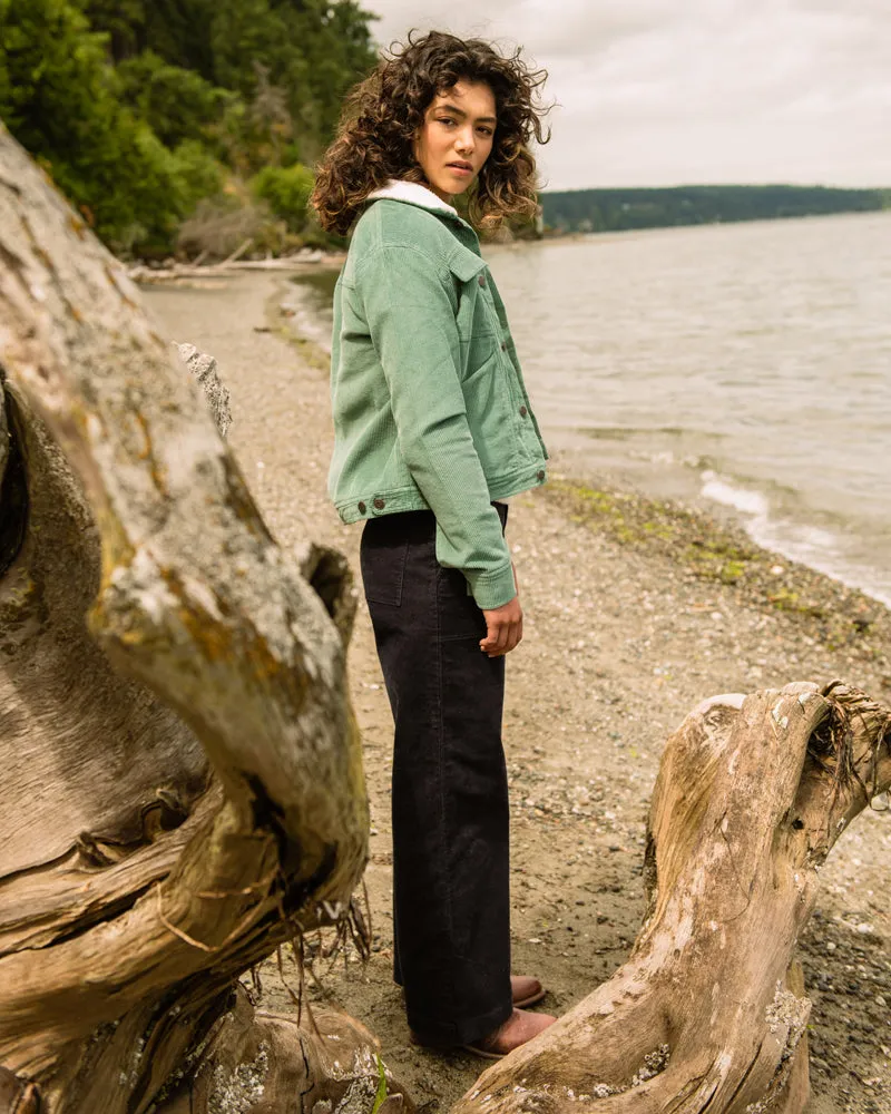 Organic Corduroy Wide Leg Pant