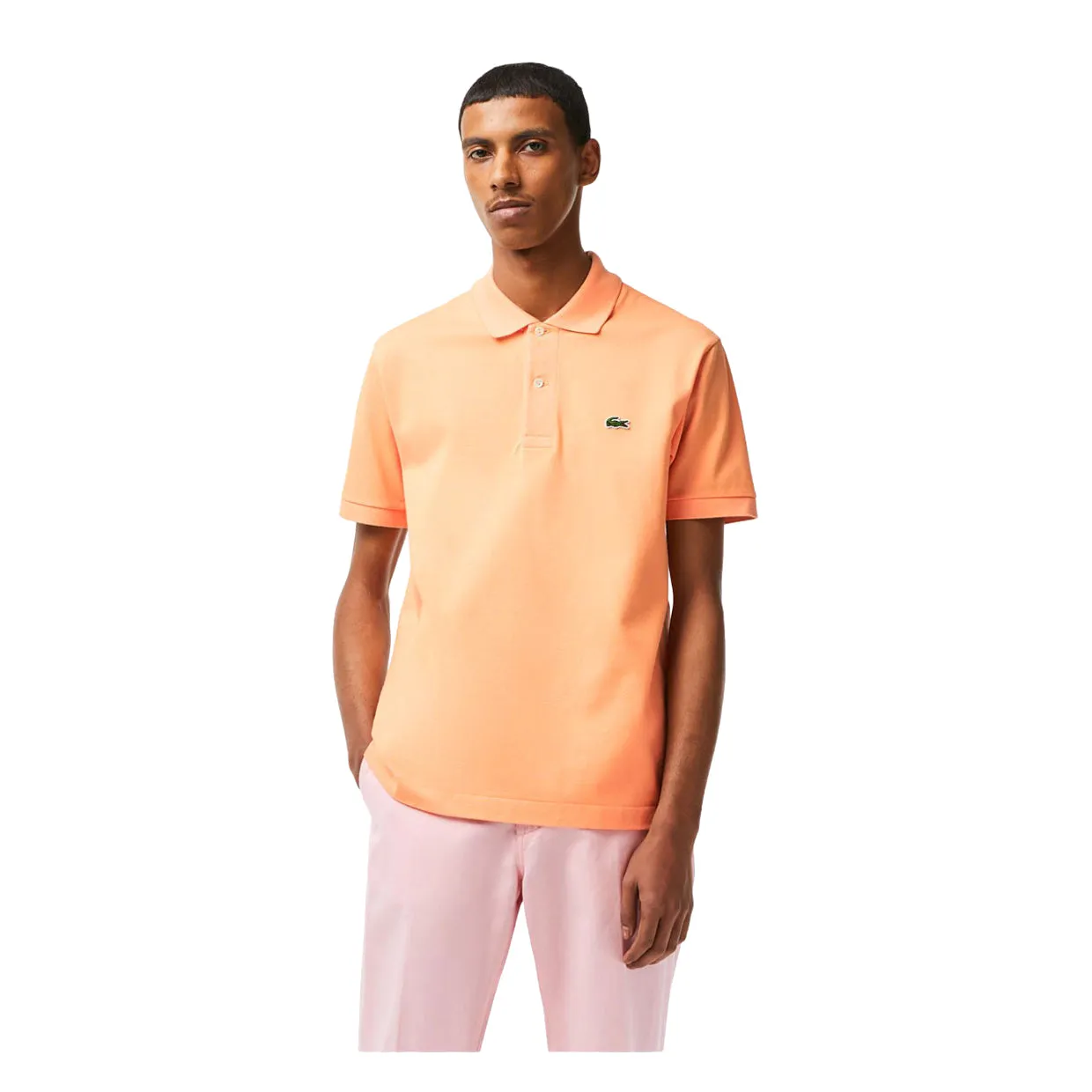 Polo Lacoste Classic Fit Arancione Chiaro