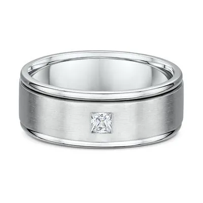 Princess Cut Diamond Men's Band