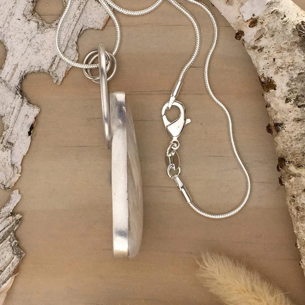 Scolecite Pendant Necklace