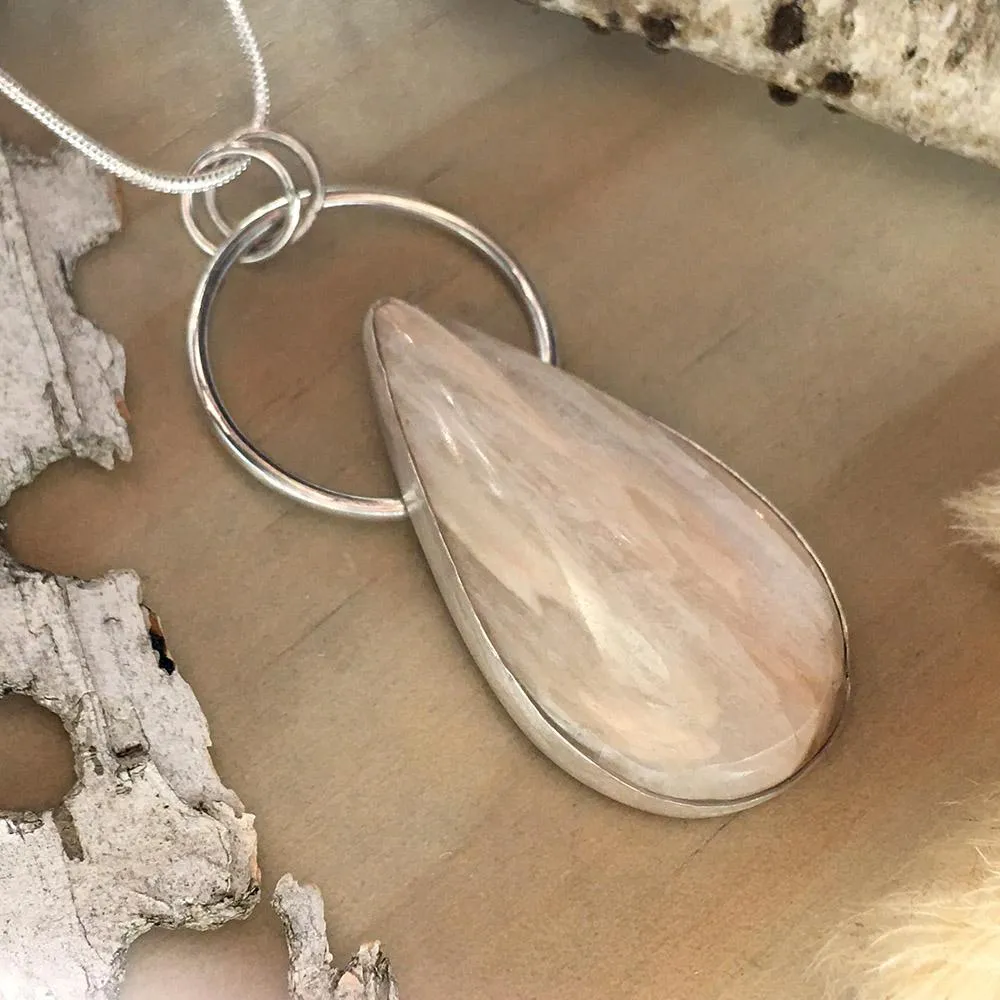 Scolecite Pendant Necklace