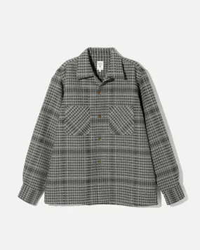 South2 West8 One-Up Shirt - AC/W/PE/N Plaid JQ. - Grey