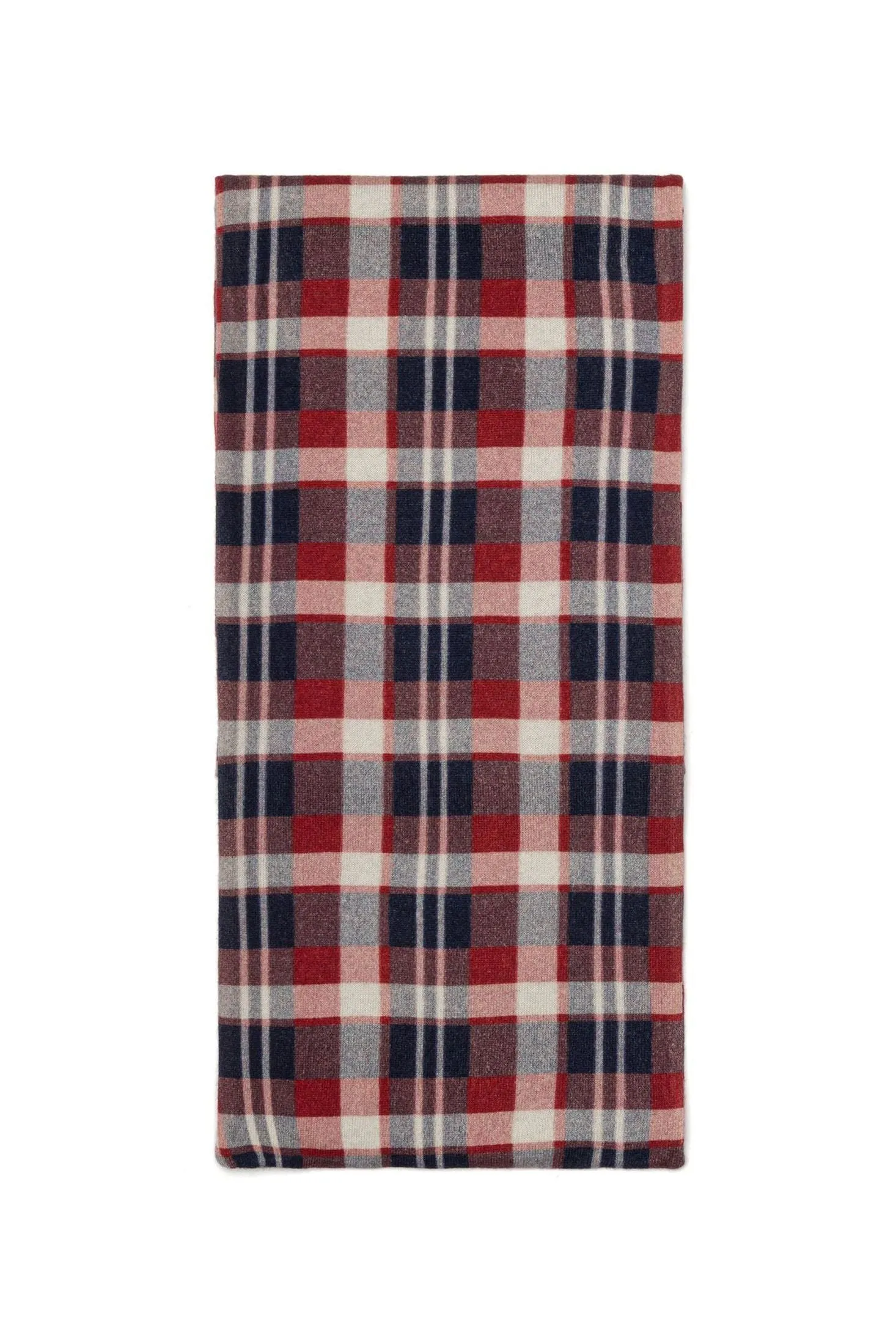 Tartan Plaid Scarf | Recycled Cashmere